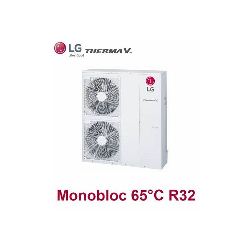 Pompe à Chaleur LG THERMA V HM121M.U33 Monobloc 65°C