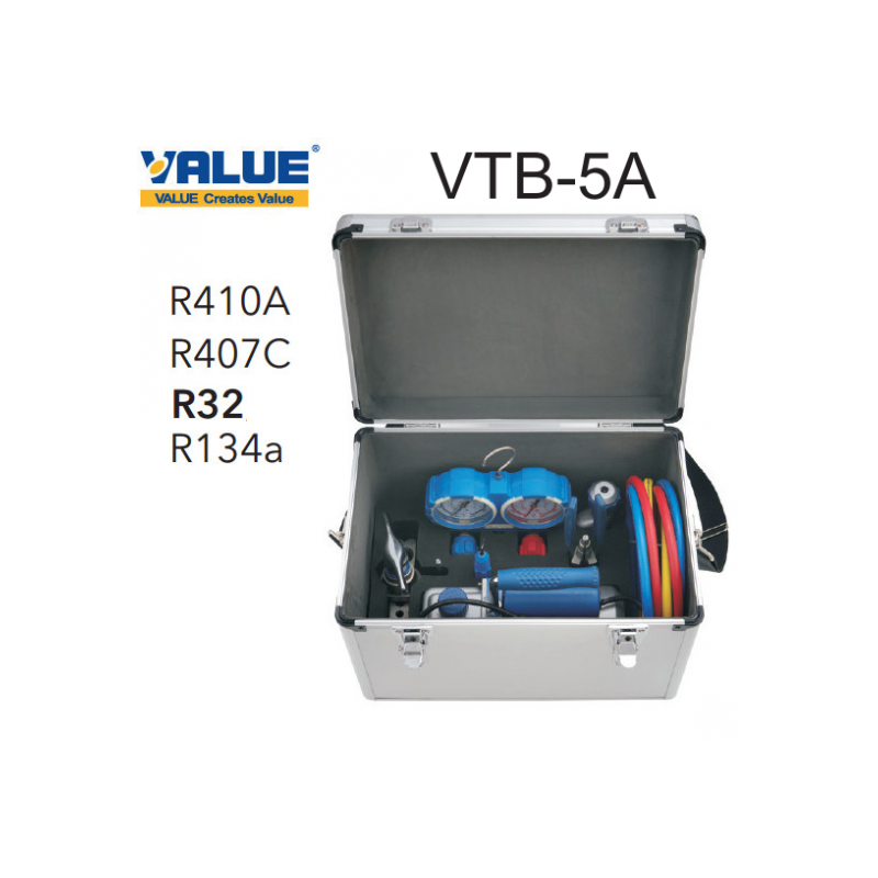 TF-VMG-2-R134A - Coffret manomètre - VALUE